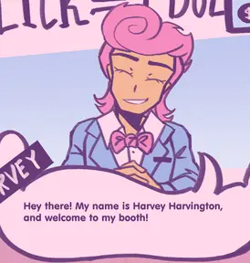 Love Money Core Gameplay: Clicking to earn money with Harvey